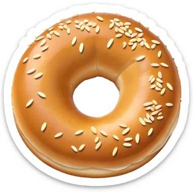 Bagel sticker