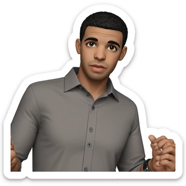 boy in collared shirt sticker