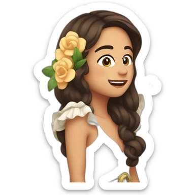 Rosalía cantando motomami sticker