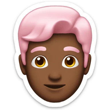 present light pink sticker