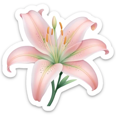 aesthetic lilie sticker