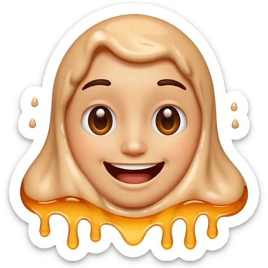 Melting in love sticker