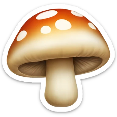Mushroom sticker