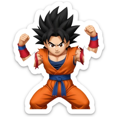 Goku super Saiyan 4 sticker
