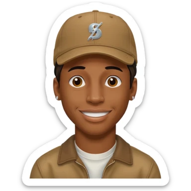 travis scott with cap  sticker