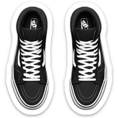 black vans sk8 hi sticker