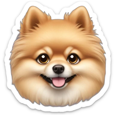 cute pomeranian sticker