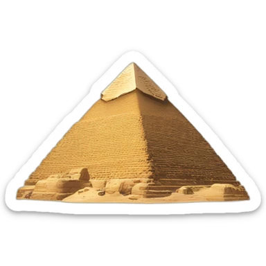 Egypt pyramid sticker