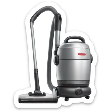 A vacuum cleaner sticker
