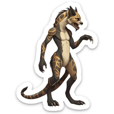  anthro vernid full body by LiLaiRa sticker