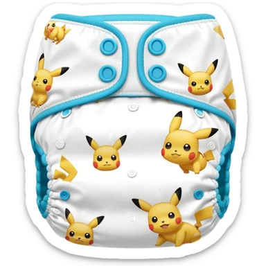 Pokemon themed pampers sticker