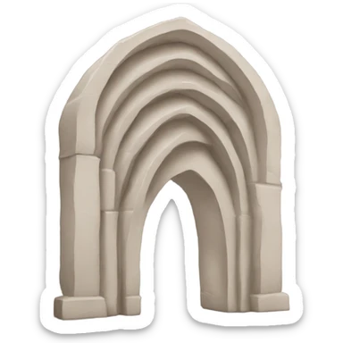two arches meet sticker