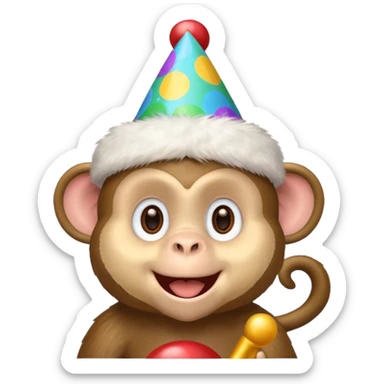 changuito tierno y fiestero sticker