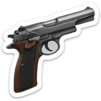 Gun sticker