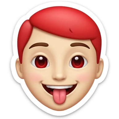 🥺😋 this two emoji combined  sticker