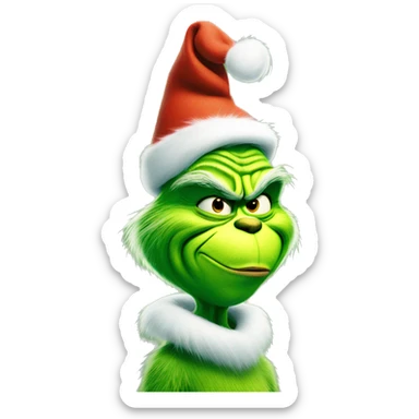 The grinch sticker