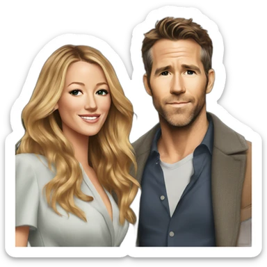 blake lively and ryan reynolds sticker