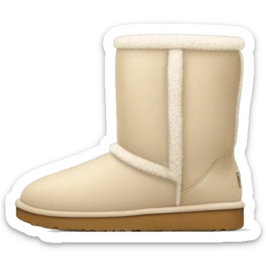 light beige uggs  sticker