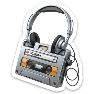 Realistic 1990’s Walkman sticker
