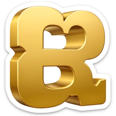 LFG block letters sticker