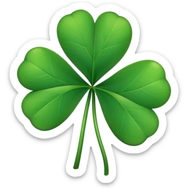 Four leaf clover  sticker