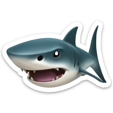 Tiburón con gafas sticker