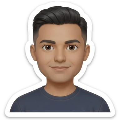 Mexican man fade hair cut 25 year old  sticker