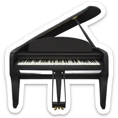 Piano  sticker