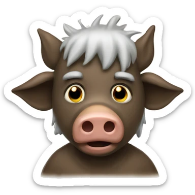 boar mind blow sticker