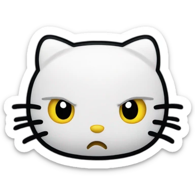 hello-kitty-angry sticker