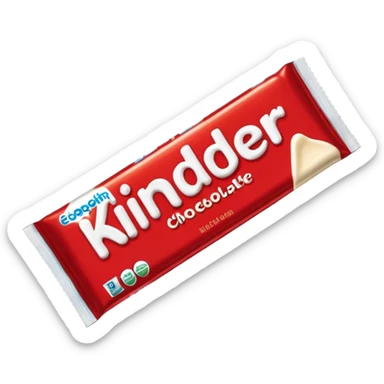 Le chocolat Kinder  sticker
