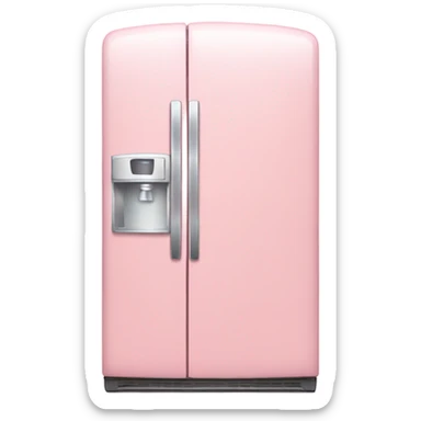 Light pink fridge sticker
