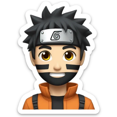 A Naruto fan sticker