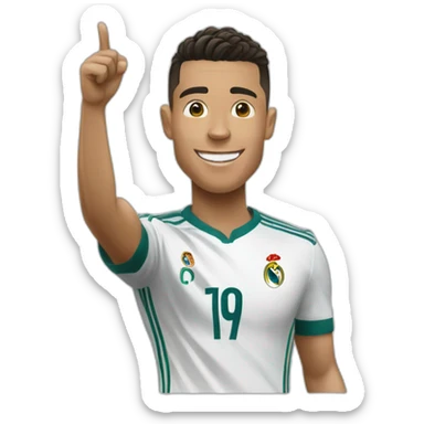 Ronaldo célébration  sticker