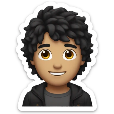 jake enhypen with black hair sticker