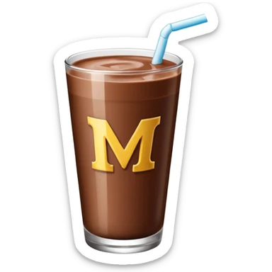 Chocolate Milk with Big M sticker