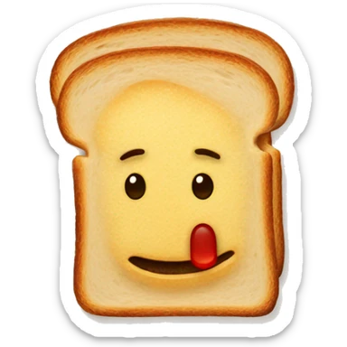 Jam on toast  sticker
