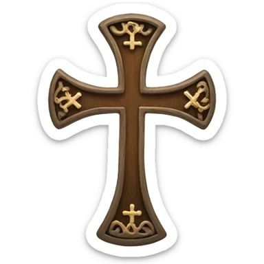 Orthodox cross sticker
