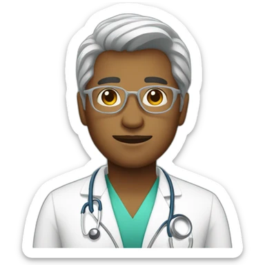 Doctor in hospital  sticker