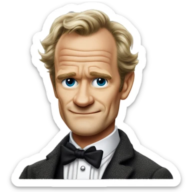 Neil patrick harris' Count olaf sticker