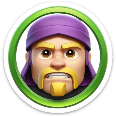 Clash of Clans aesthetic: Cinematic Playful Xbox Game Disc Portrait Emoji, rendered in a 3D vector-style similar to standard emojis with minimal shading and bold, simplified shapes. A compact, distinct form with signature details, softly glowing with a modern gaming energy charm. Simplified yet unmistakably iconic, highly detailed and consistent, glowing with a soft radiance and high shine. Stylized with a touch of next-gen innovation and a soft glowing outline, capturing the essence of a beloved gaming relic with a friendly, playful manner! sticker