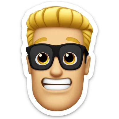 Johnny bravo sticker