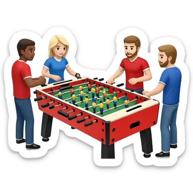 Office Foosball Area sticker