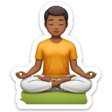 This simple, everyday scene visually captures passive exercise, nature’s impact, and mindfulness—all backed by science. sticker