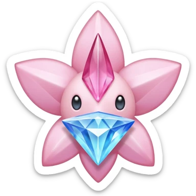 Diancie-Amaura-Aurorus-aesthetic-fusion sticker