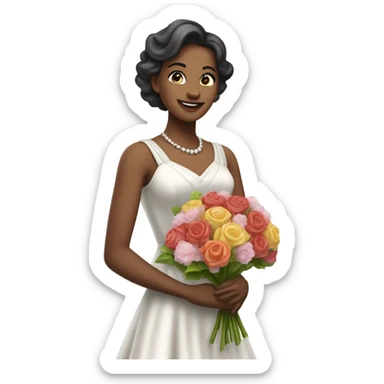 maid of honor sticker