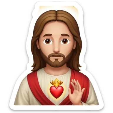 Catholic Sacred heart  sticker