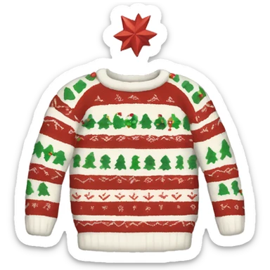 Christmas sweater  sticker