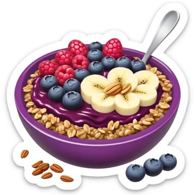 Acai bowl sticker
