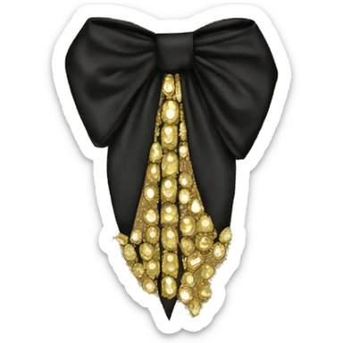 Gold RHINESTONE-EMBELLISHED TIE-NECK BLOUSE sticker